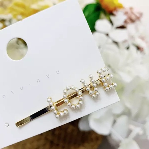 LOVE | KISS hair pin - Picture 3 of 3